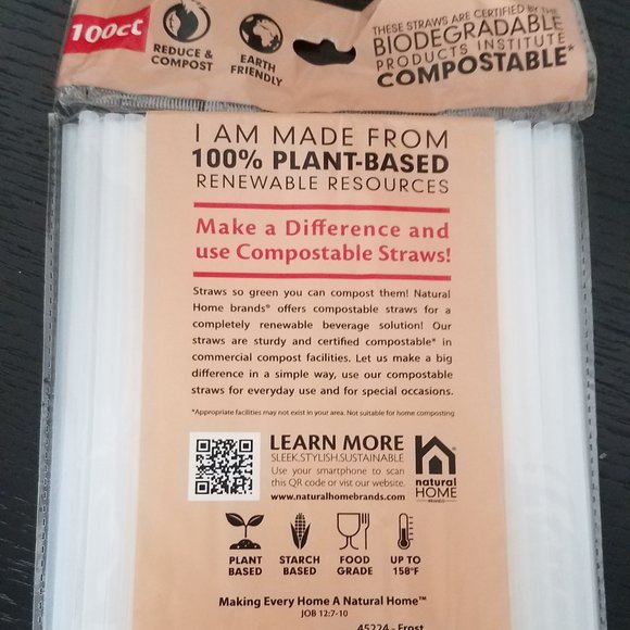 Compostable Straws - Picture 2 of 3
